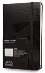 Moleskine – 12-mesačný diár Star Wars 2014 čierny (malý, týždenný, pevná väzba)