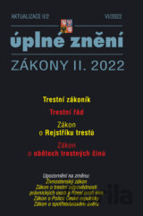 Aktualizace II/2 - Trestní zákoník, Trestní řád