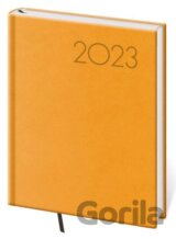 Diář 2023 Print - žlutá, denní B6