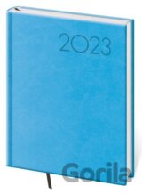 Diář 2023 Print - světle modrá, denní B6