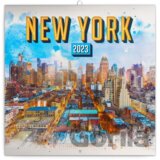 Poznámkový nástěnný kalendář New York 2023