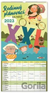 Nástěnný Rodinný plánovací kalendář XXL 2023