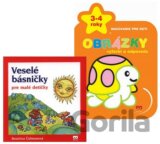 Veselé básničky pre malé detičky + Obrázky  - Vyfarbi a odpovedz (Kolekcia 2 titulov pre deti od 3 rokov)