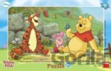 Medvídek Pú - rámové puzzle 15 dílků
