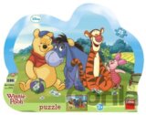 Medvídek Pú - tvarované puzzle 25 dílků