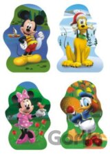 Mickeyho klubík - puzzle 4 motivy v bale