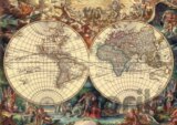 Historická mapa - puzzle 1000 dílků
