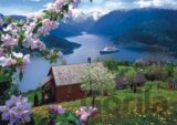 Norský fjord - puzzle 1000 dílků