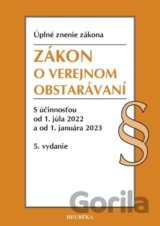 Zákon o verejnom obstarávaní. Úzz, 5. vyd., 6/2022