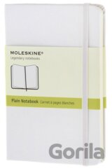 Moleskine – biely zápisník (malý, čistý, pevná väzba)