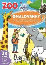 Omalovánky se samolepkami - Zoo