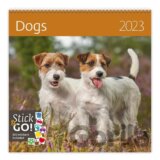 Kalendář nástěnný 2023 - Dogs, plánovací