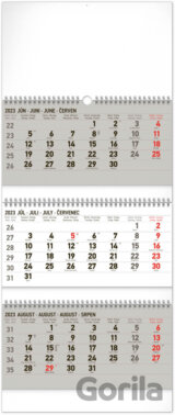 Nástenný kalendár 3-mesačný štandard skladací 2023