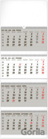 Nástenný kalendár 4-mesačný štandard skladací 2023