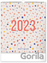 Nástenný plánovací kalendár Terazzo 2023