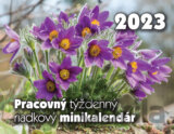 Pracovný týždenný riadkový minikalendár 2023