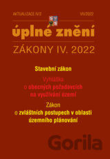 Aktualizace IV/2 - stavební zákon, územní plánování