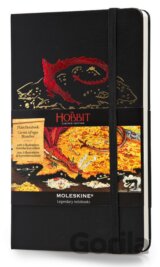 Moleskine - zápisník HOBIT  (stredný, čistý, čierny)