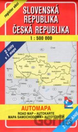 Automapa Slovenská republika, Česká republika 1:500 000