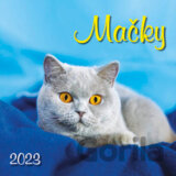Nástenný kalendár Mačky 2023