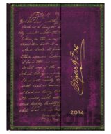 Paperblanks - Poe, Tamerlane 2014 (12-mesačný diár, ultra, týždenný, vertikálny)