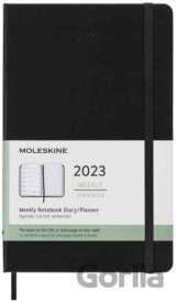 Moleskine – 12-mesačný plánovací čierny diár 2023