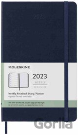 Moleskine – 12-mesačný plánovací modrý diár 2023