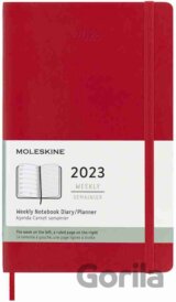 Moleskine – 12-mesačný plánovací červený diár 2023