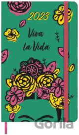 Moleskine – 12-mesačný denný diár Frida Kahlo 2023 (zelený)