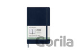 Moleskine – 12-mesačný horizontálny modrý diár 2023