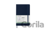 Moleskine – 12-mesačný horizontálny modrý diár 2023