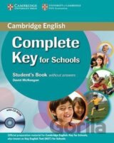 Complete Key for Schools: Students Book without Answers with CD-ROM