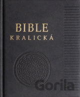 Poznámková Bible kralická černá, pravá kůže