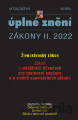 Aktualizace II/3 / 2022 - Živnostenský zákon