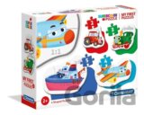 Moje první puzzle: Dopravní prostředky 4v1