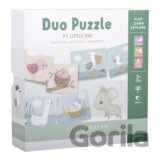 Duo puzzle - Kvety a motýle
