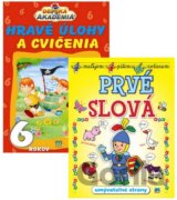 Hravé úlohy a cvičenia - 6 rokov + Prvé slová (kolekcia dvoch zošitkov pre deti)