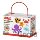 Obrysové Puzzle - Morská zvieratká
