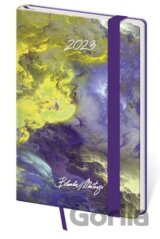 Diář 2023 týdenní kapesní Vario - Matragi Blooming s gumičkou