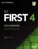 Cambridge B2 First 4 (FCE) Authentic Practice Tests Student´s Book with Answers & Audio Download