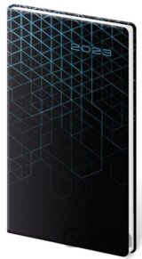 Diář 2023 Vario - Blue design, týdenní, kapesní