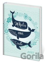 Diář 2023 A6 LYRA týdenní Whales