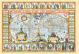 Mapa sveta z roku 1639