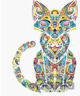 Malování podle čísel: Mandala kočka