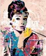 Malování podle čísel: Audrey Hepburn