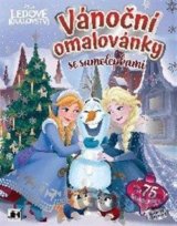 Ledové království - Vánoční omalovánky se samolepkami