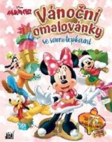 Minnie - Vánoční omalovánky se samolepkami