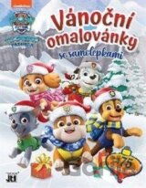 Tlapková patrola - Vánoční omalovánky se samolepkami