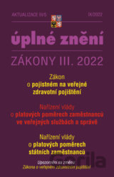 Aktualizace III/5 / 2022 - pojistné na veřejné zdravotní pojištění