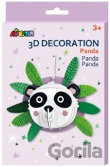 3D dekorace na zeď - Panda
